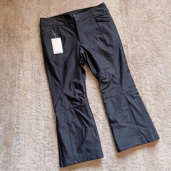 HALFDAYS Emma Soft Shell Ski Pants Snowboarding Waterproof Black Insulated: 1X - Picture 1 of 11